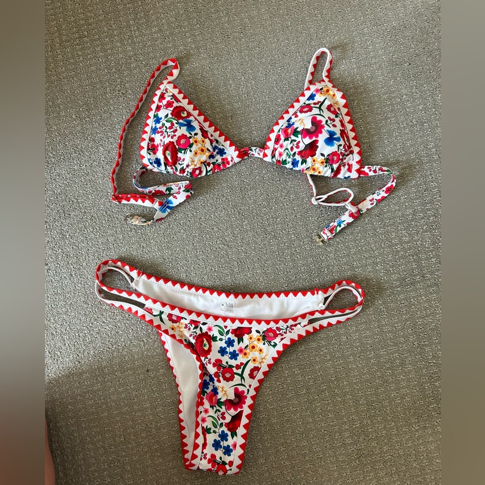 Mexican theme bikini! Never worn